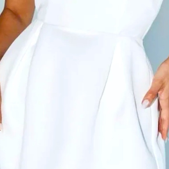 Princess Polly White (Size 12) Strapless Spader Corset After-five Mini Dress - Picture 6 of 12